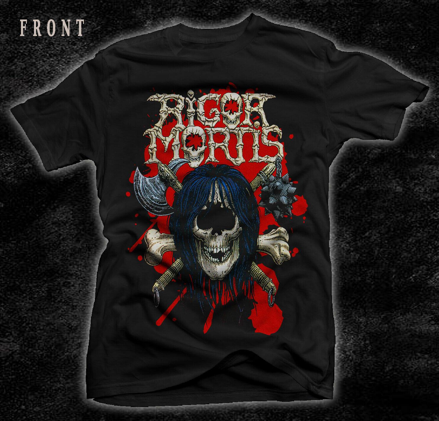 

Rigor Mortis T Shirt Cotton Black All Size S to 5XL BE1507 5XL різнокольоровий