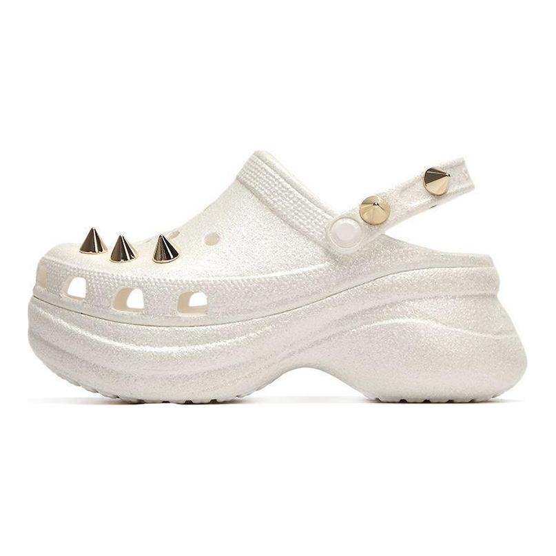 Crocs Classic Clog Little Whale EVA Outdoor Beach Hole Sports Slippers Women slippers White 206783-100