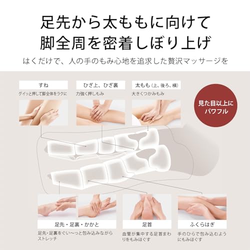 Panasonic Air Massager, Just Peel It Off, Easy Reflex AI, Leg Reflex, Dark Gray EW-RA192-H