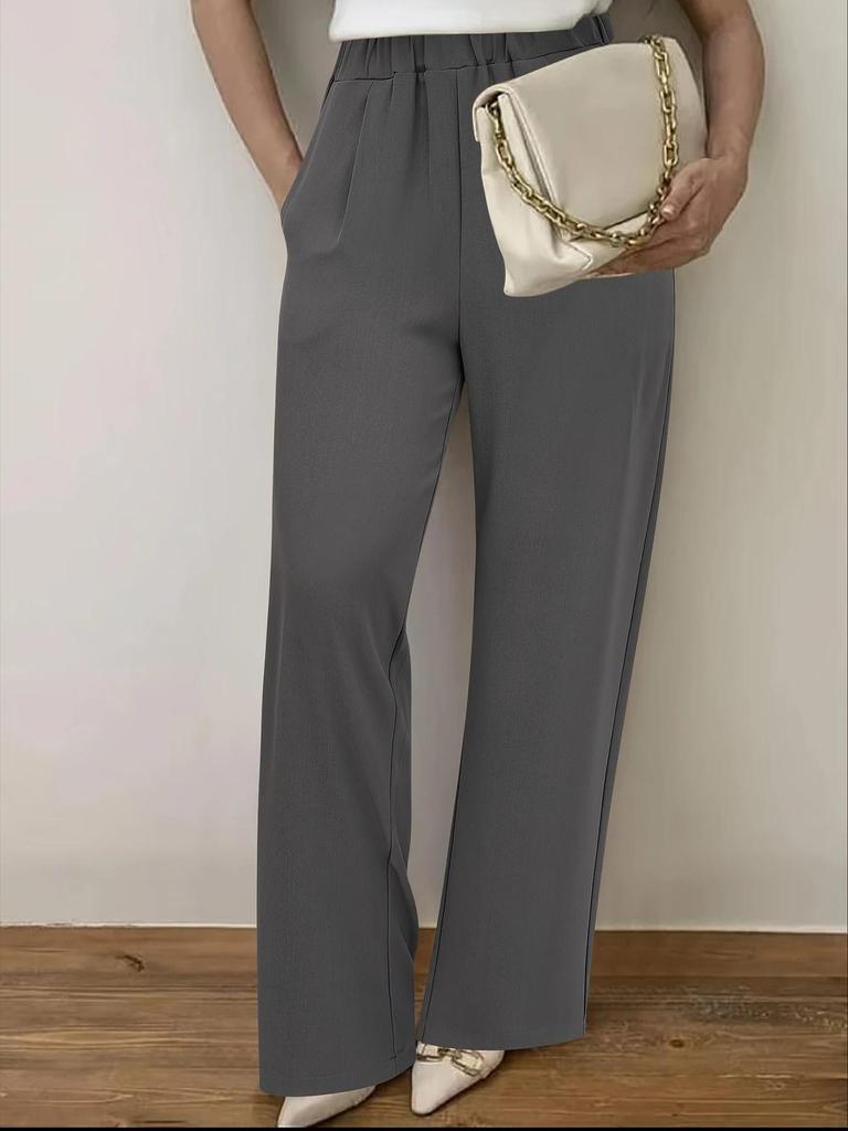 2025 European & American High-Waisted Quick-Dry Slimming Fashion Long Pants