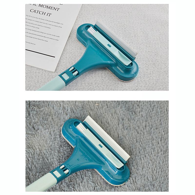 Double Sided Window Screen Wiper and Scrapper Multifunctional Window Squeegee Household Cleaning