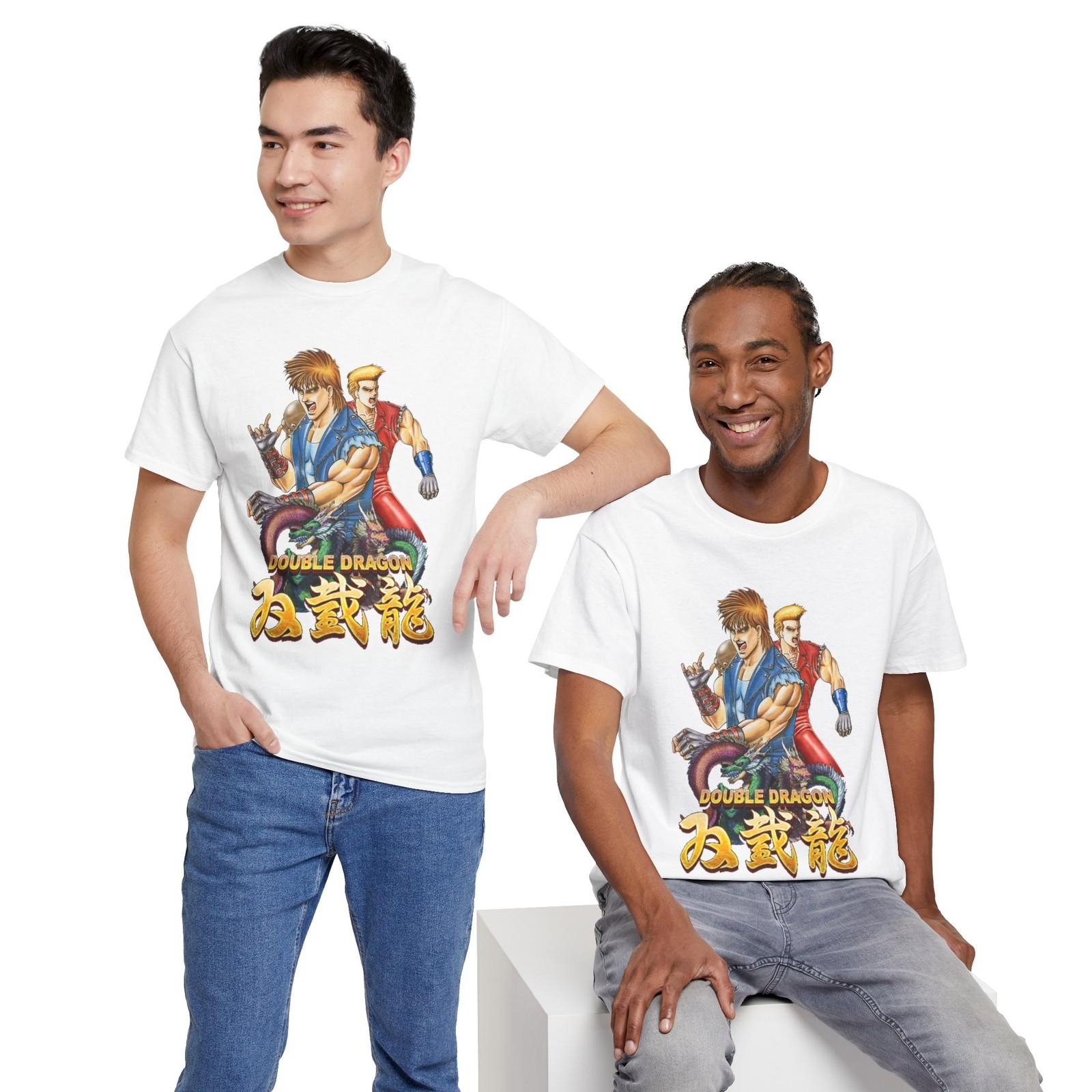 Super Double Dragon Tee, Vintage Gaming Shirt, Unisex Double Dragon T-Shirt Mens Womens Tees Top M