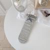 Ladies Summer Thin Bow Plingham Lace Ballet Breathable Boneless Mid Tube Pile Socks