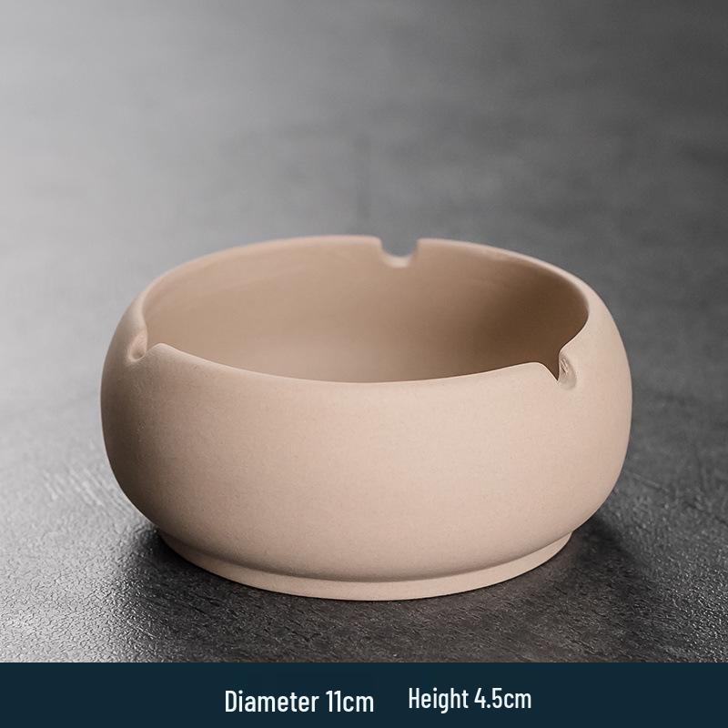 Large Vintage Ceramic Ashtray: Luxury Retro Decor for Home or Office