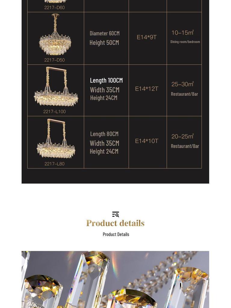 Luxury Postmodern Crystal Chandelier: Elegant Pendant Light for Living Room, Luxury Villa, or Trendy Restaurant