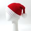 Winter Parent-Child Knitted Santa Hats – Warm Woolen Holiday Costume for Moms and Babies