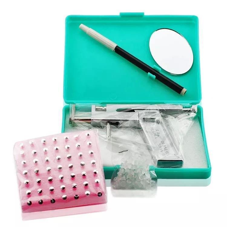 Stainless Steel Ear Piercing Gun & Tool with Studs In Stock