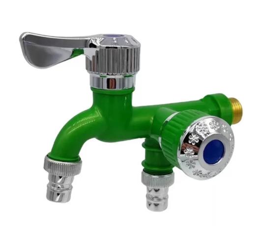 Washer Faucets 1/2" Male Wall Mounted Garden Balcony Water Tap Plastic Water Hose Quick Connector Single Cooled Faucet