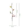 1PC Easter Eggs Branch Tree Foam Painting Easter Decoration for Easter Branch DIY Flower Arrangements Easter Desktop Decoration
