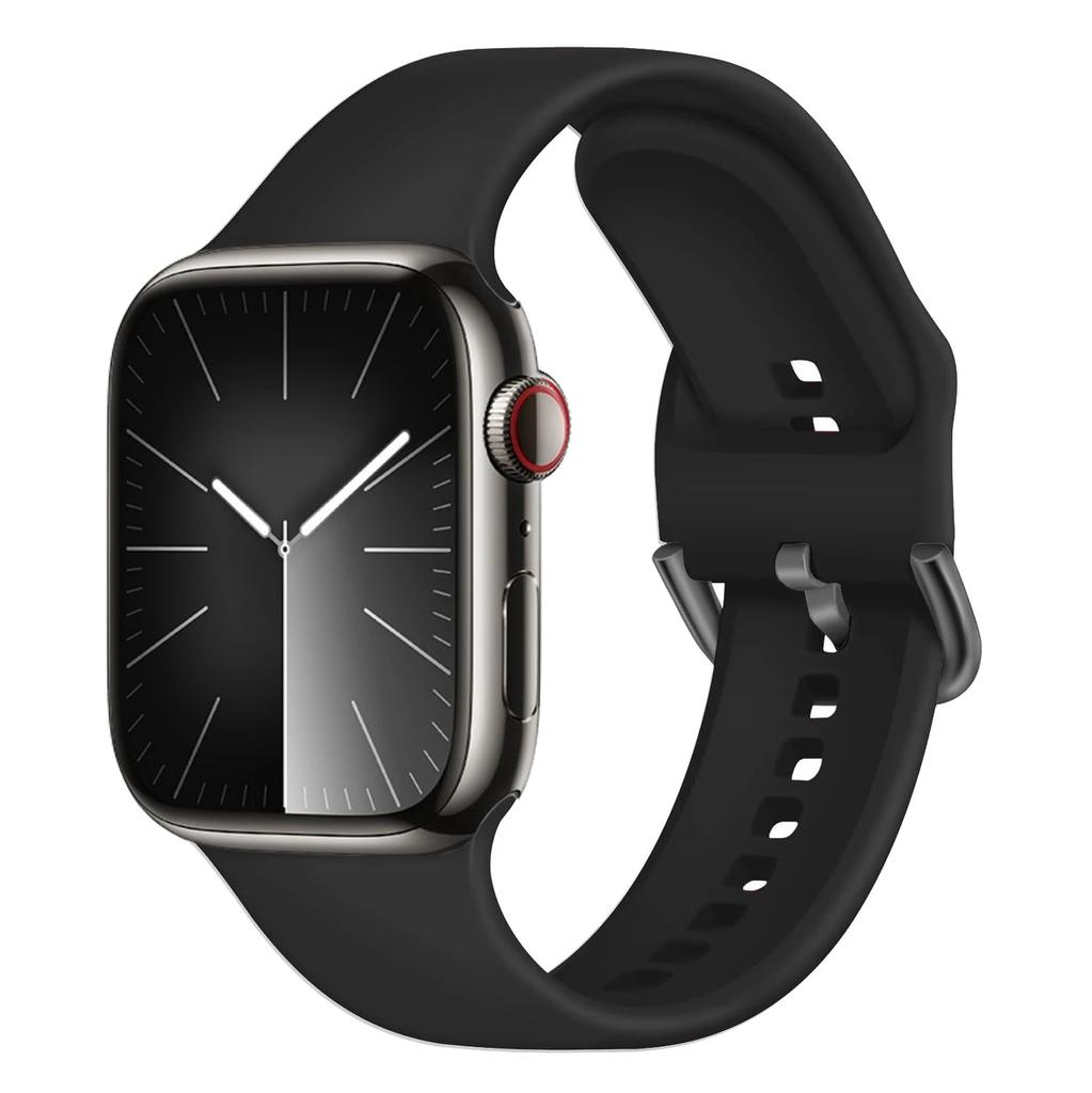 Silicone Strap For Apple Watch Band 11 10 9 8 7 46mm 42mm 45mm 41mm Ultra 3 49mm Sports Bracelet iWatch 6 5 4 SE 44mm 40mm Belt