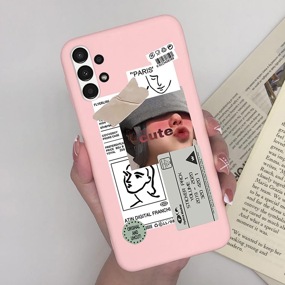 For Samsung Galaxy A13 Phone Case SM-A135F Cute Bumper Cartoon Silicone Soft Funda Cover For Samsung A 13 GalaxyA13 Coque Capa