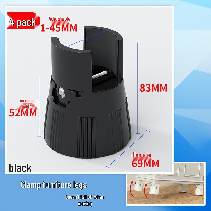 Adjustable Anti-Slip Chair Leg Caps - Noise Reduction and Stability Enhancers for Furniture