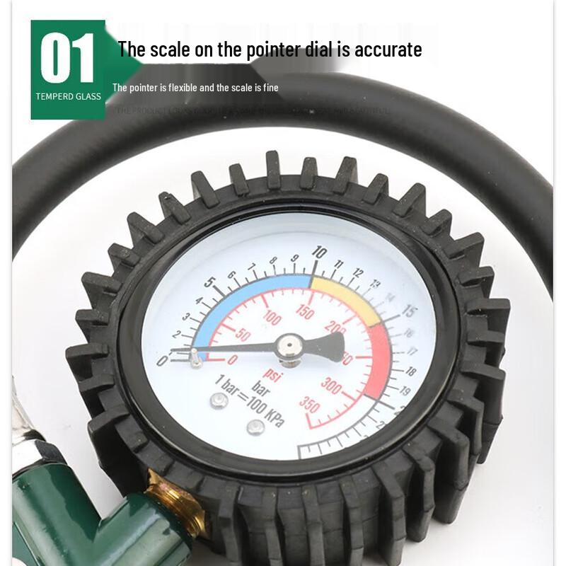 Shiyi Portable Car Tire Pressure Gauge & Inflator