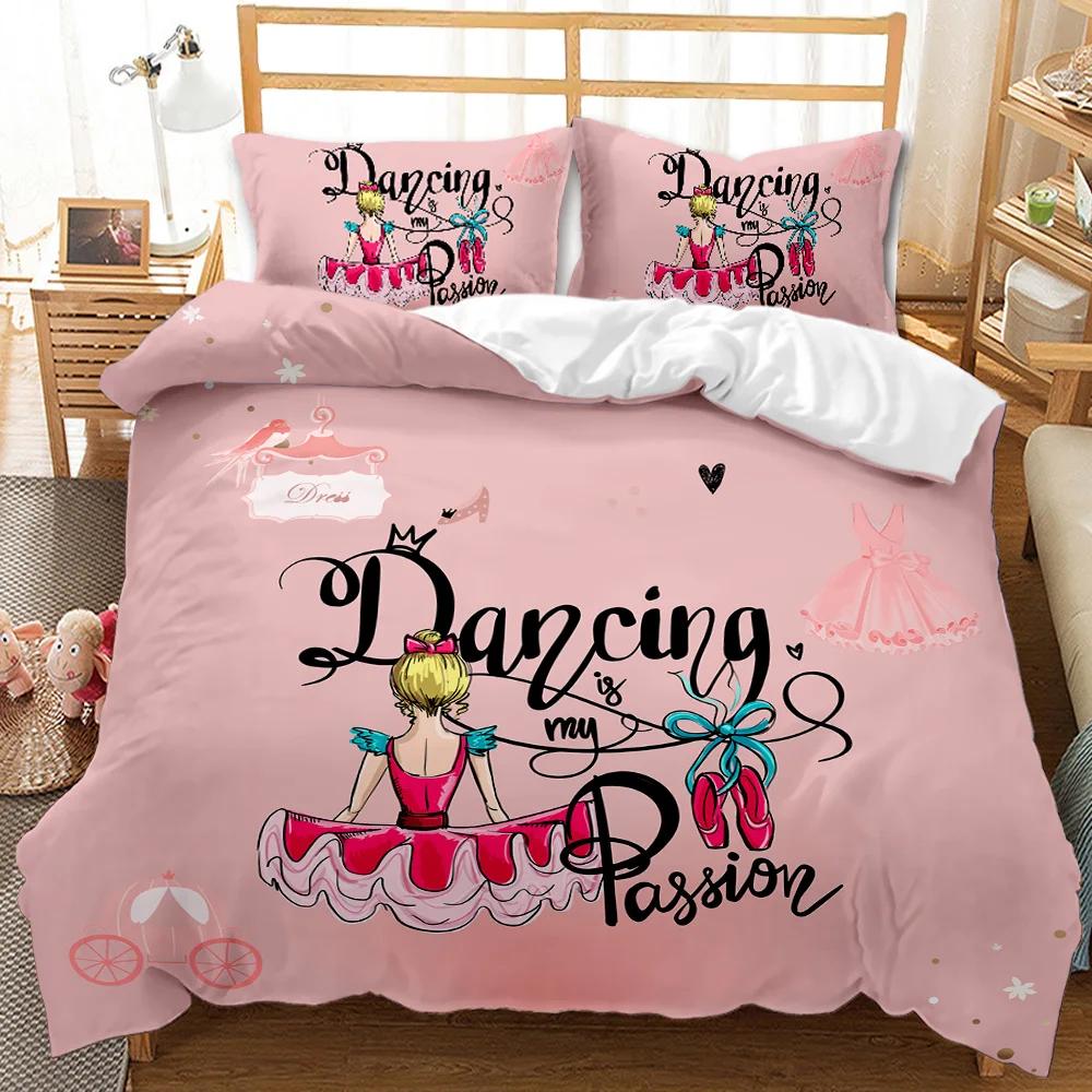 

Комплект постельного белья для девочек, розовый, модный, для девочек, сестер, цветы, комплект постельного белья для детей, для девочек, двуспальный, размера «king-size», полиэстер, одеяло EU single(135x200cm)