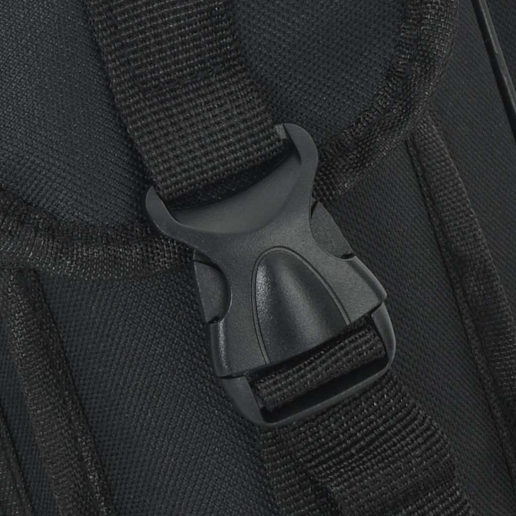 vidaXL Angelrutentasche Schwarz 160 cm Oxford-Gewebe
