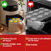 Silikonmuffinspanna för luftfritös Cupcakeform Kök Universal Airfrye Tillbehör Äggbettsform Återanvändbar rund pudding