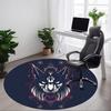 1pc Wolf Spirit Office Round Area Rug, Indoor Mat Suitable For Office, Under Office Chairs Bedroom Living Room Home Decor, Room Deco210