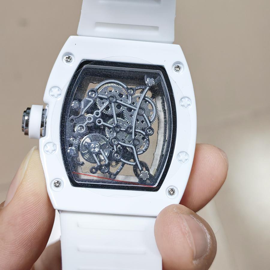 Luxury Men’s Quartz Wristwatch for Man Hollow Style Automatic Watches Male Mechanical Watch Calendar Sports Waterproof