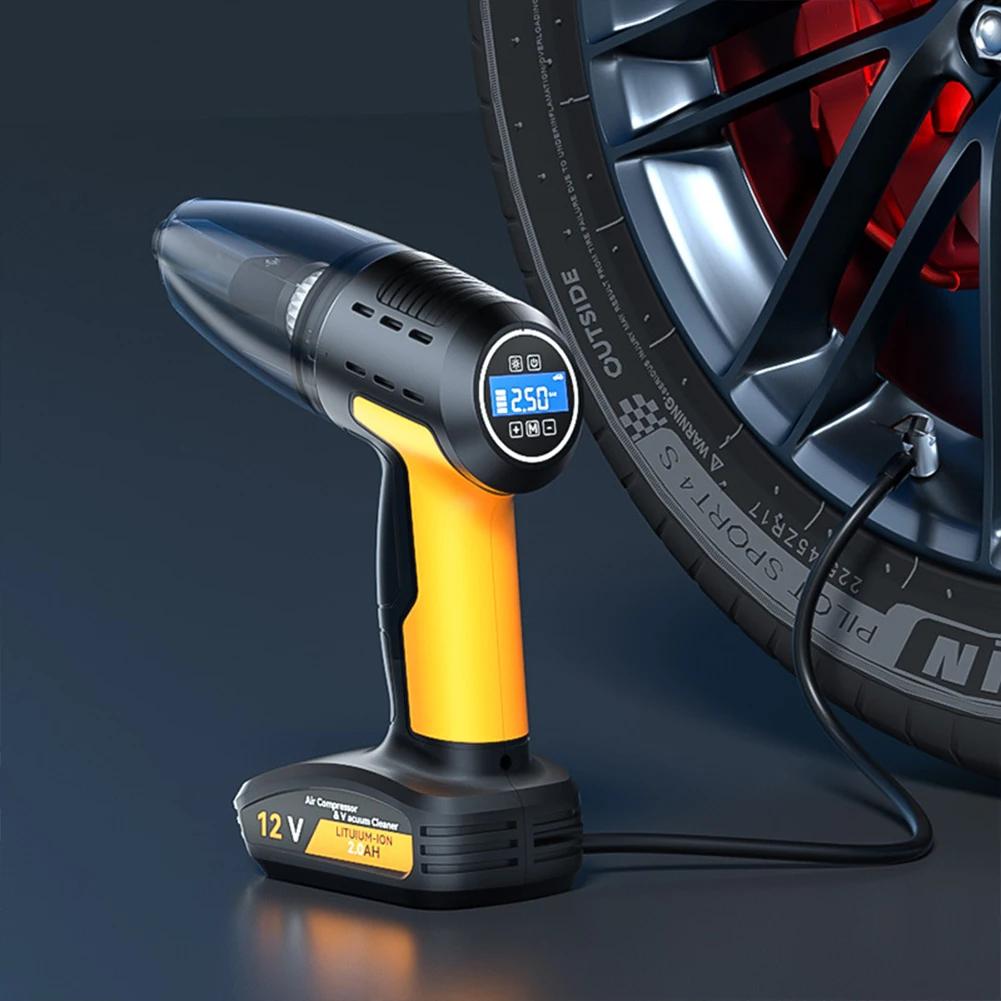 Neuer 4-in-1-Autostaubsauger für den Haushalt, tragbarer 6000-PA-Staubsauger mit starker Saugkraft, kabelgebundener/kabelloser Ausführung, mit Akku mit 6000 mAh Kapazität