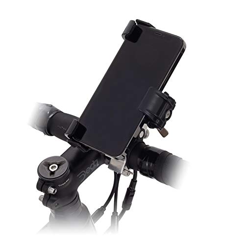 MINOURA Bicycle Smartphone Holder Compatible with Black iH-700 22~35mm