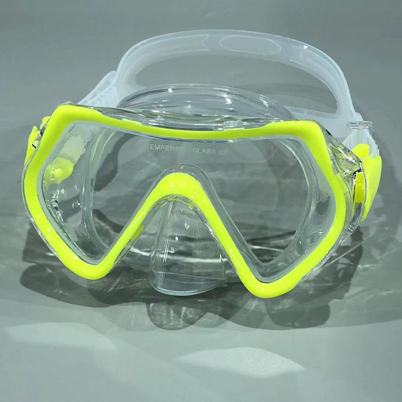 Children's Diving Goggles Silicone/tempered Glass Diving
