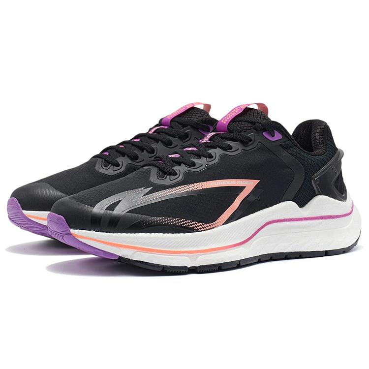 New LiNing Furious Rider 5.0 Anti Slip And Wear Resistant Lightweight Low Top Running Shoes Black Pink Purple ARZR001-12