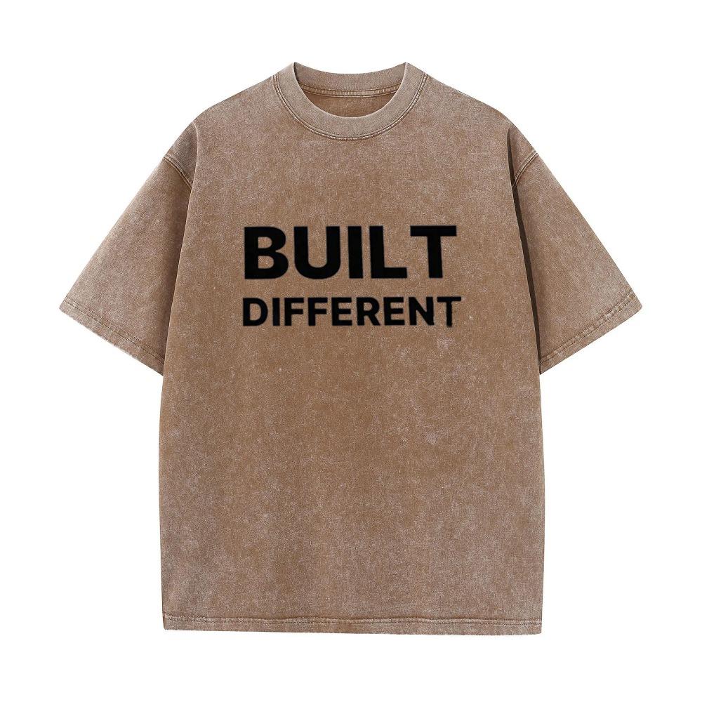 Men's Graphic T-Shirt Streetwear Fashion Cotton Tee Short Sleeve Round Neck Oversized Fit Vintage Print Youth Casual Tops