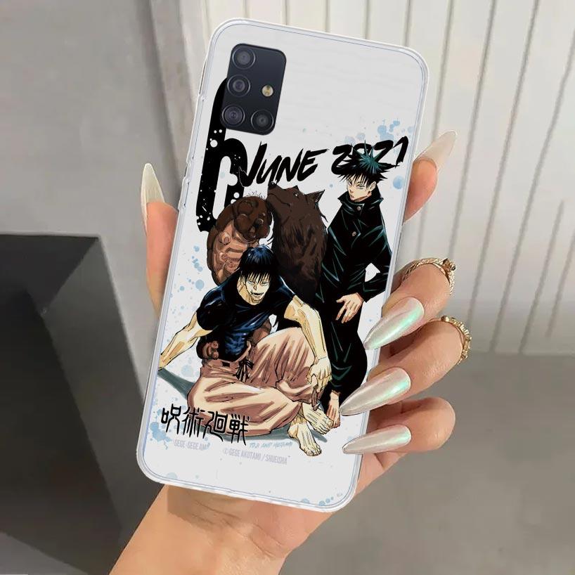 Jujutsus Fushiguro Toji Handyhülle für Samsung Galaxy A52 A32 A22 A12 A02S A50S A30S A10S Note 20 Ultra 10 Plus S10 A31 A20 A71