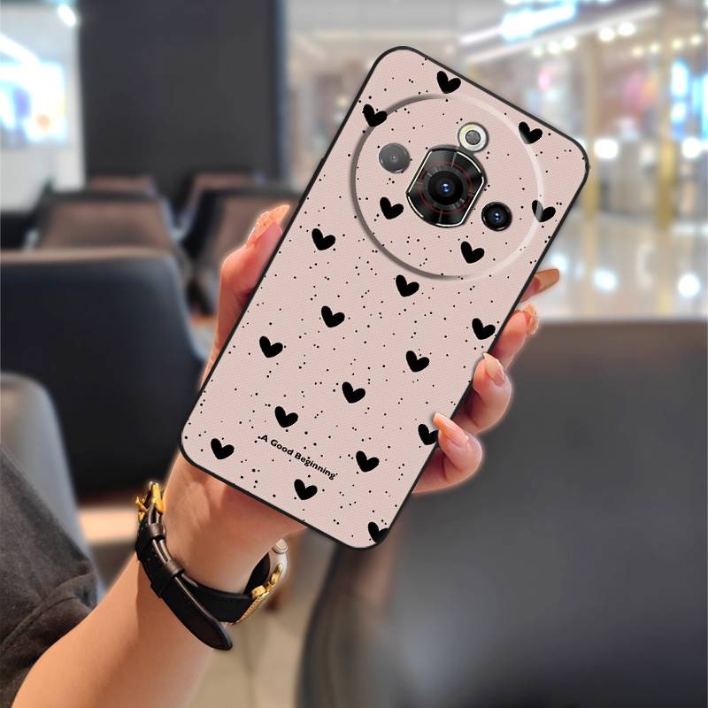 Anti-dust Cute Phone Case For ZTE Nubia Focus Pro 5G Soft Case Cartoon Back Cover Silicone Animals Waterproof Protective