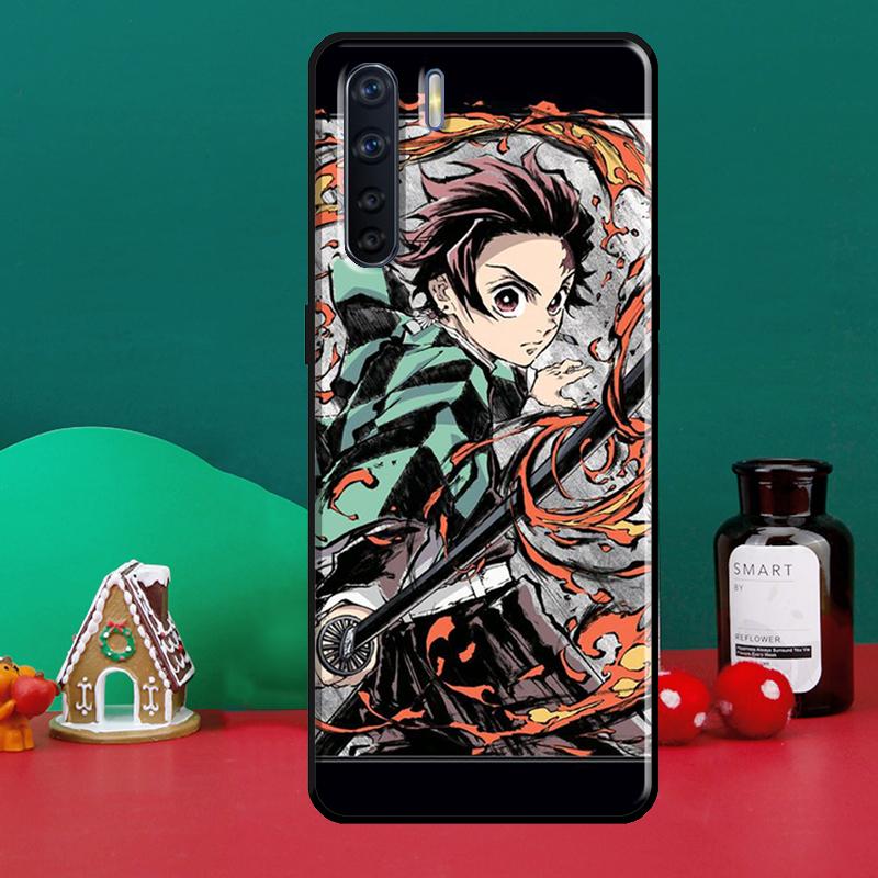 Kimetsu No Yaiba Anime Für OPPO Reno 5 Lite 2Z 2F A5 A9 A53 A31 2020 A52 A72 A91 A83 a15 A94 A74 A54 Telefon Fall
