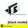 Metal Logo R Emblem Letters Car Front Grille Badge Rear Trunk Sticker For Volkswagen GolfR Tiguan Tiguan Allspace Passat Variant zqs054
