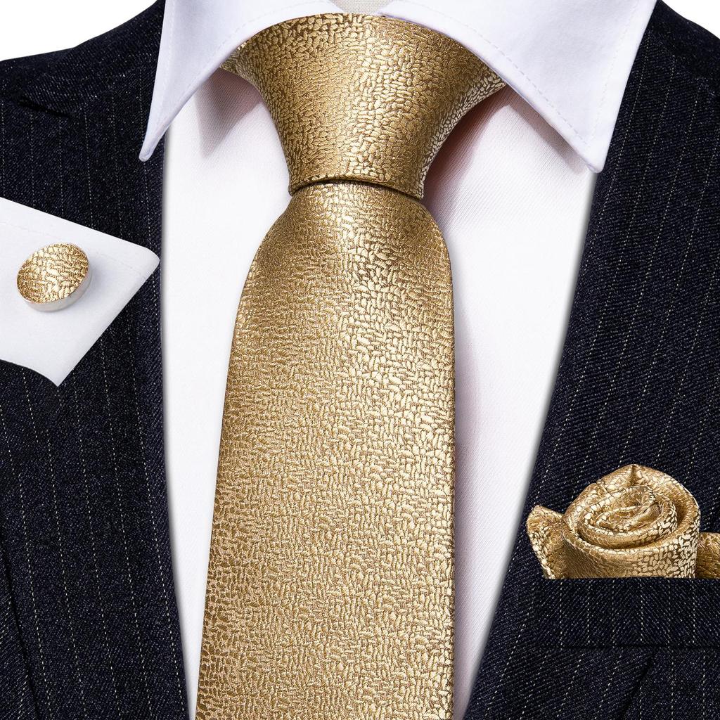 Barry.Wang Necktie Hankerchief Cufflinks Set Violet Paisley Tie Jacquard Woven Wedding