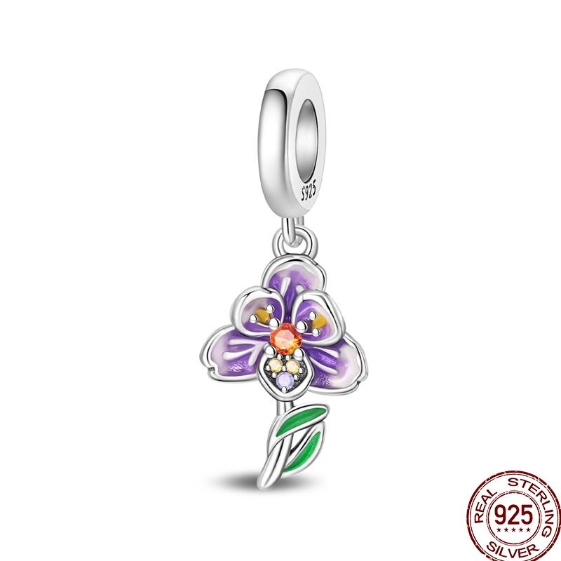 

New Original Copper Elephant Cat Game Charms Bead Flower Baby Beads Fit 3Mm Bracelet Diy Jewelry Gifts For Women