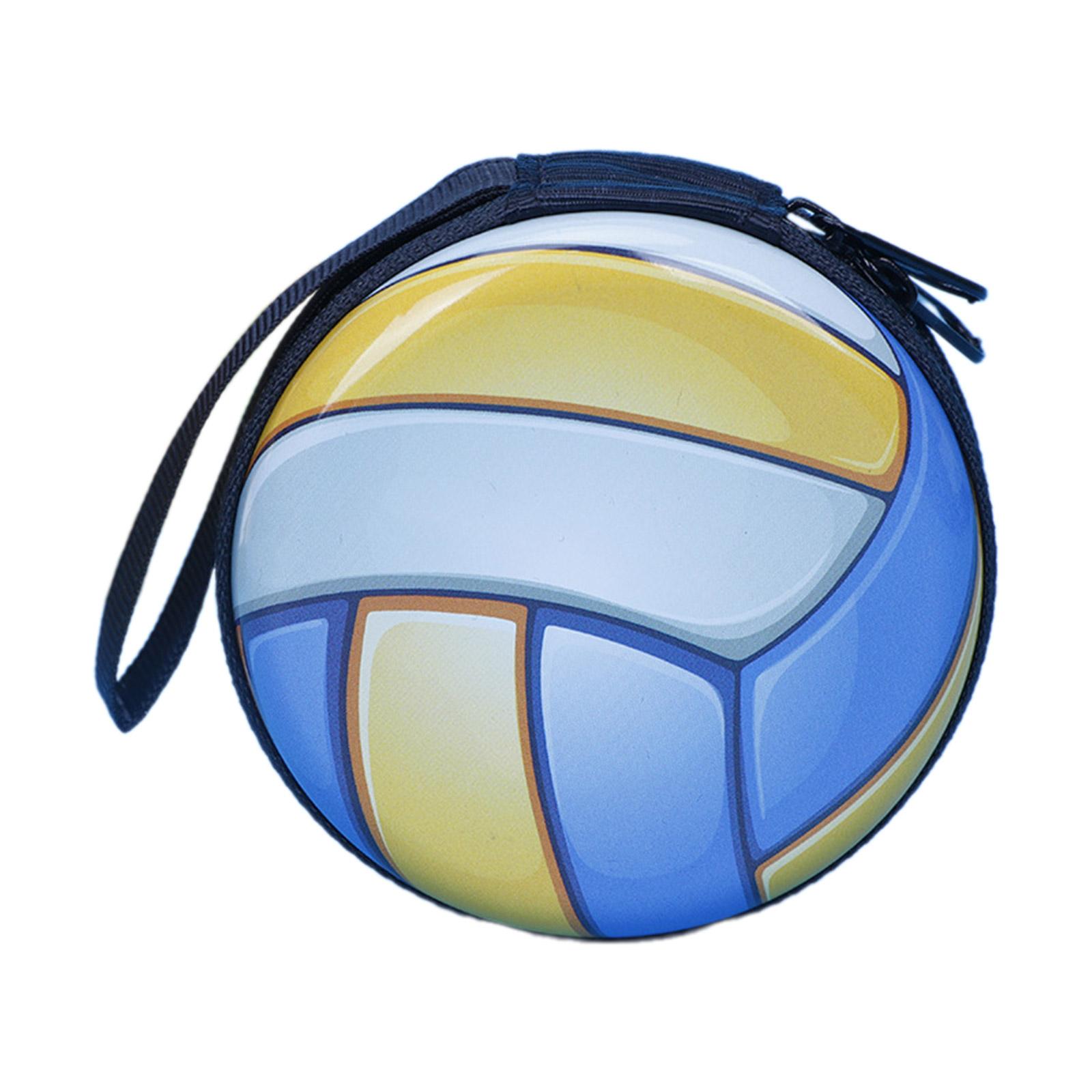 

Кошелек для монет в форме шара, сумка на молнии для мальчика и девочки, маленькая сумка для ключей, чехол для гарнитуры, кошелек, подарки на день рождения и праздник 1