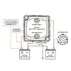 12V 140A Two Battery Regulator Intelligent Power Adjustment For Utility Vehicles Boats And Campers With LED Screen