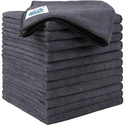 HOMEXCEL Microfiber Cloth Cars 12 Pieces Absorbent Quick-Drying Cleaning Thin Disposable Suitable Coating Wax Wheels Etc. Car Wash Towel Approximately