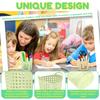 48Pcs PP Desktop Pencil Holder Large Capacity Desktop Pencil Basket Openwork Mini Storage Basket Space Saving for School Office