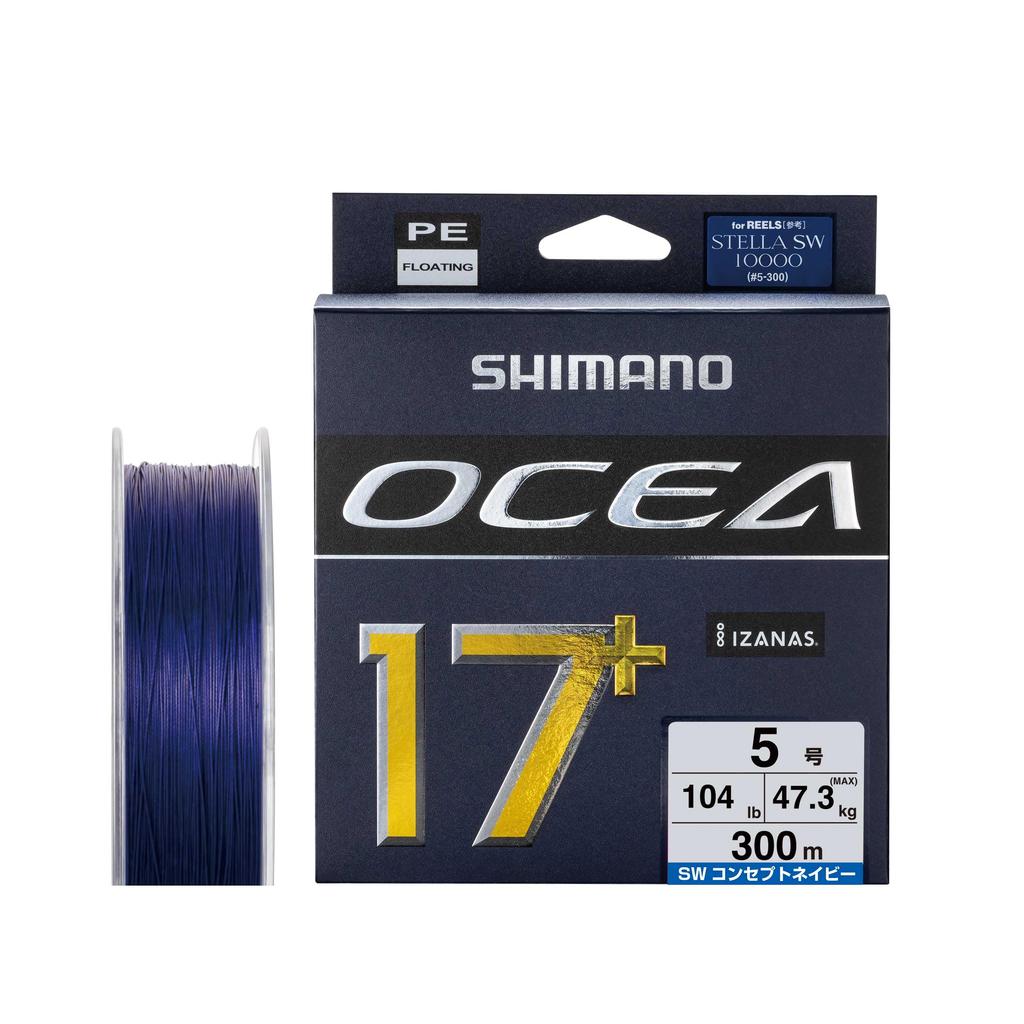 Shimano PE Line Ocea PE 300m SW Navy 17+ LD-A71Y #5