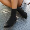 Women Ankle Sock Boots Winter Dress Elegant Boots Women Outdoor High Heels Shoes Party Designer Sexy Shoes for Women