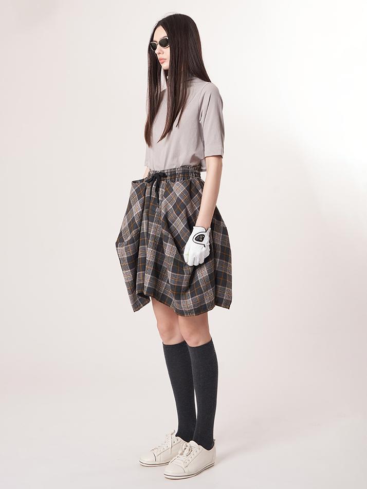 ATHPLATFORM Aw52Ps33 Check Volume G Shorts_Brown