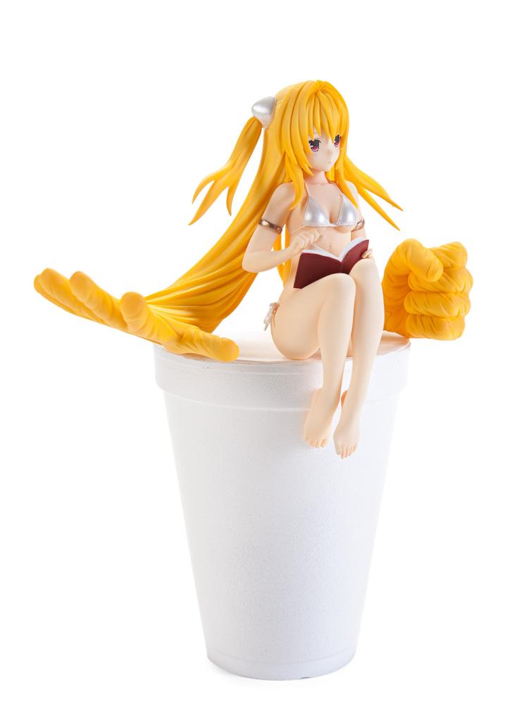 To Love-Ru Darkness Noodle Stopper Figure Golden Darkness White Version Single Item