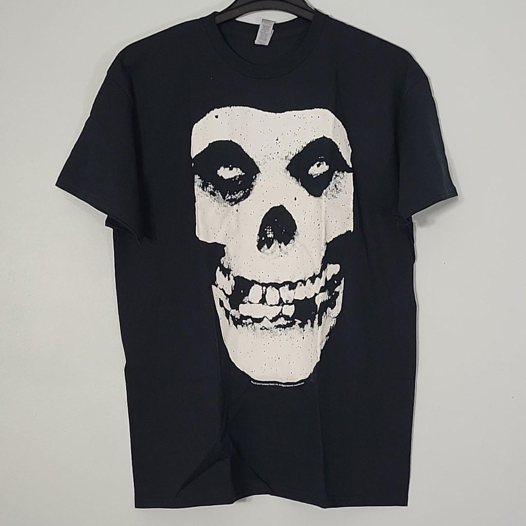 MISFITS Fiend Big Skull XL Official T-Shirt Black Mens Band Logo Unisex T-Shirt L