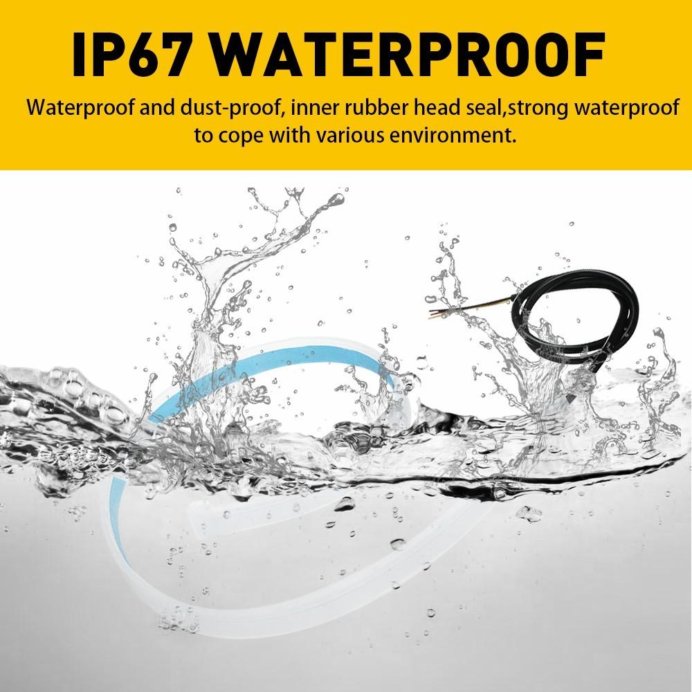 2 x 60CM Amber Slim Sequential Flexible LED DRL Turn Signal Strip For Headlight