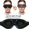 1/2PCS Sleep Mask for Side Sleeper,Light Blocking Sleeping Eye Mask for Women Men,3D Contoured Cup Night Blindfold,Luxury Eye Cover Eyeshade