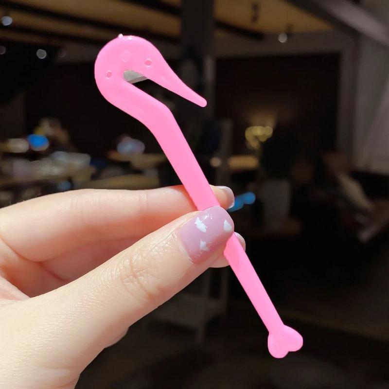 2-6pcs Hair Bands Rubber Cutter Simple DIY Rubber Band Remover Hook Disposable Hair Tie Remover Knife Salon Hair Styling Tool