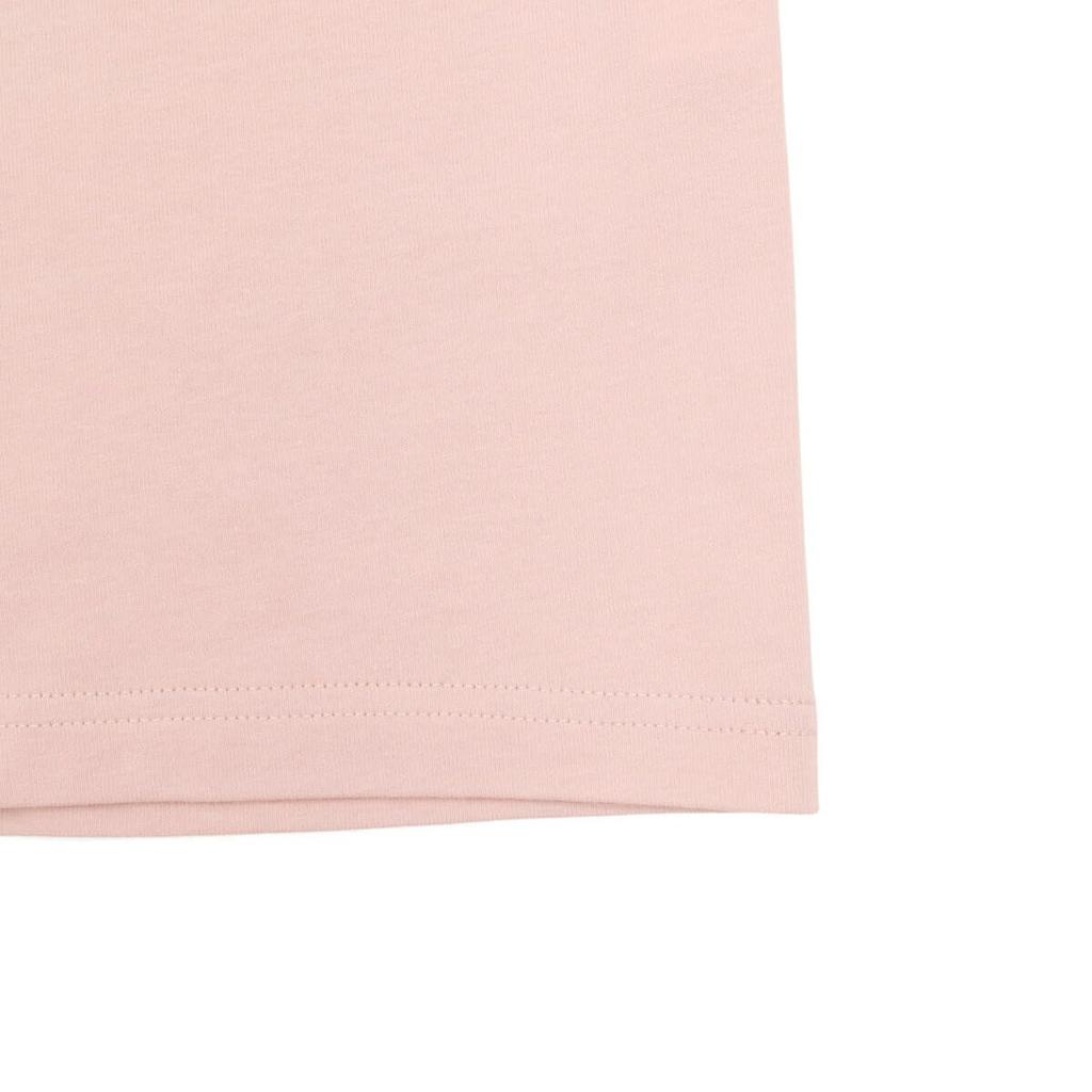 New Era Oversized Cotton Tee Handwritten Logo Pink Rouge L 14683882 S/S