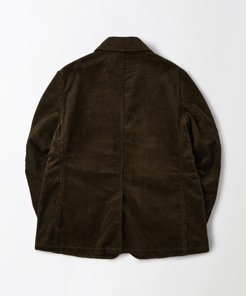 OUTSTANDING High Density Corduroy Classic 3-Button Jacket_Brown