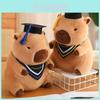 Adorable Capybara Plush Toy Doctor Figure Unique Graduation Memorial Pillow Soft Toy