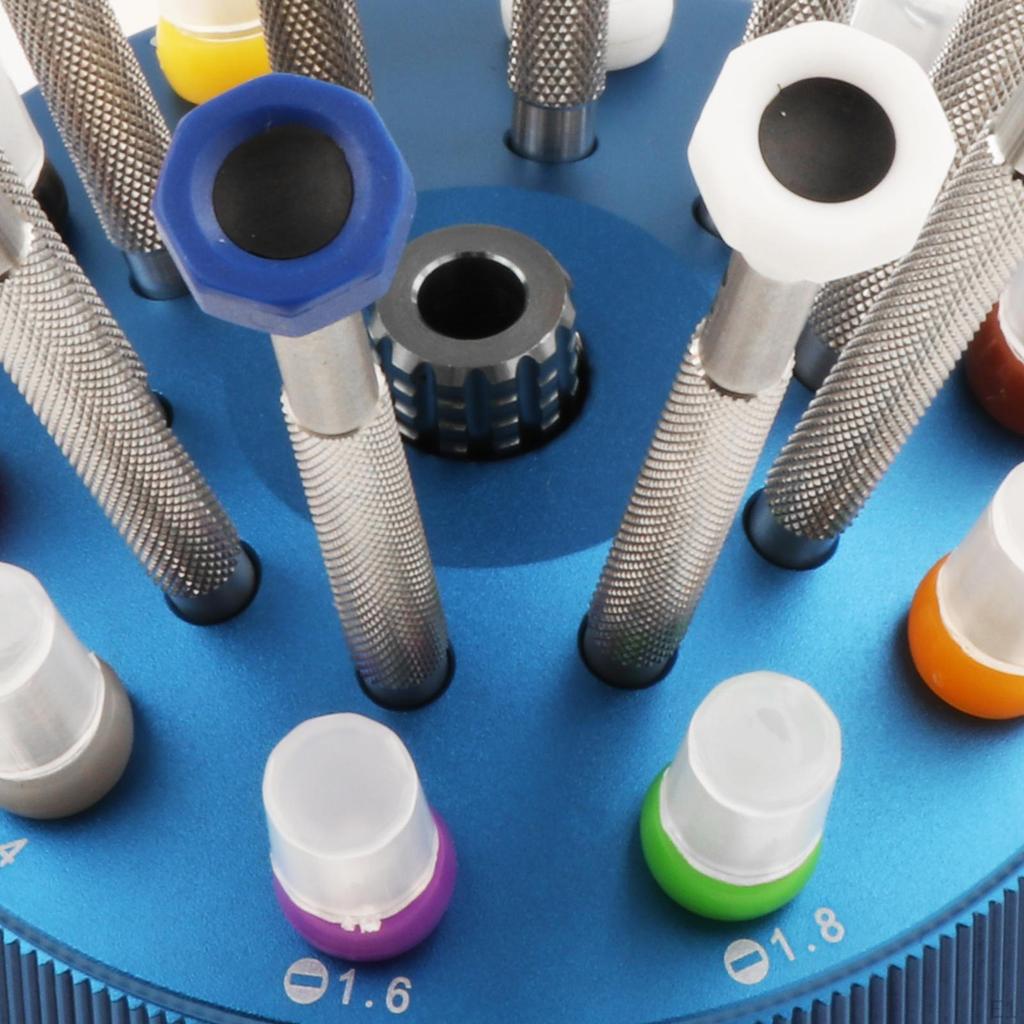 Conjunto de 10 chaves de fenda de relógio com fenda de precisão e Phillips leve para reparo profissional