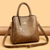 Luxury Designer Women's 3 Layer Tote Sac Large Capacity Commuting Shoulder Crossbody Bags Top Quality Soft Leather Handbags 2026